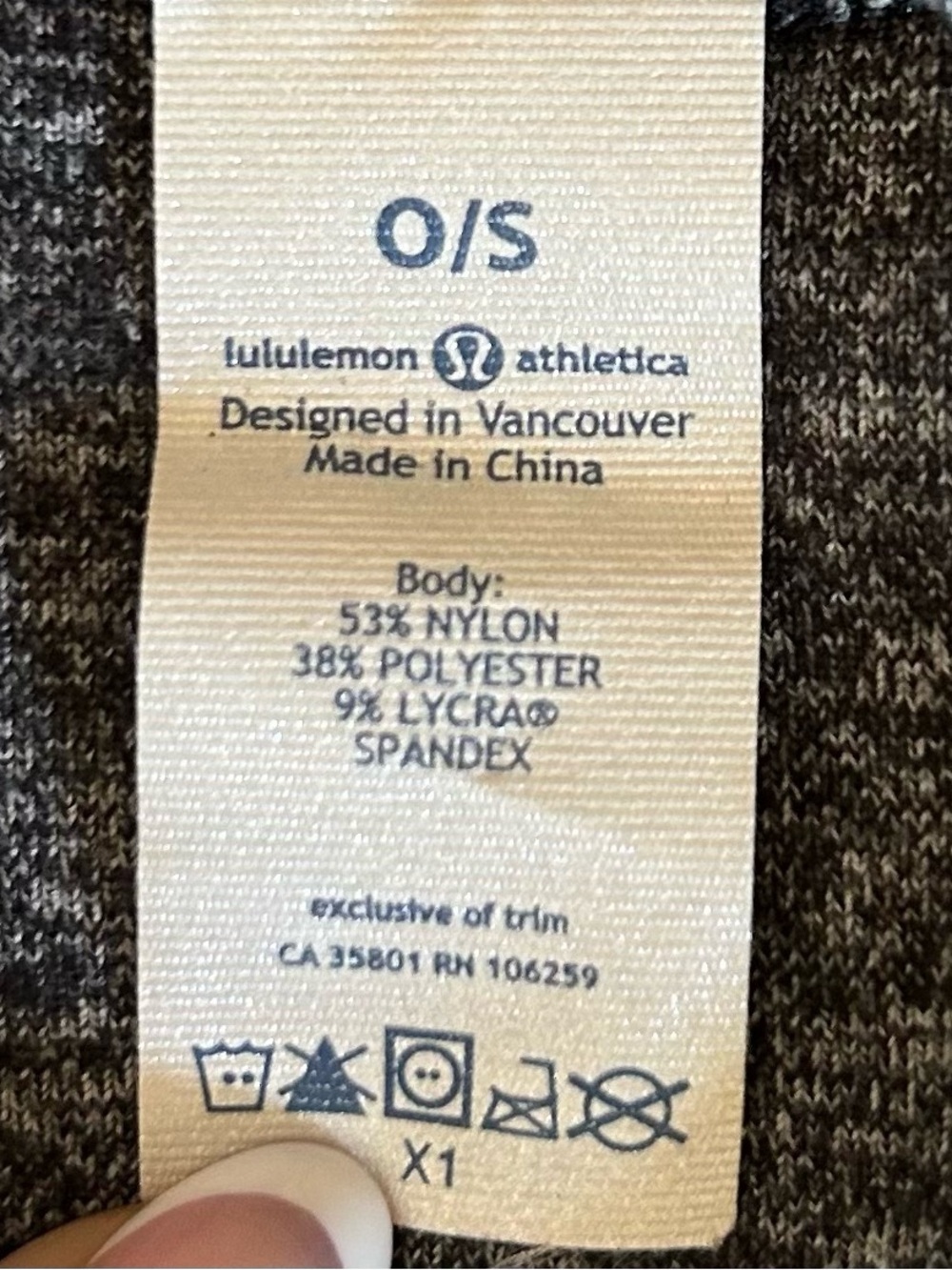 Lululemon Vinyasa Rulu Scarf Reversible Athleisure Cozy Heathered Grey One Size - Picture 4 of 10